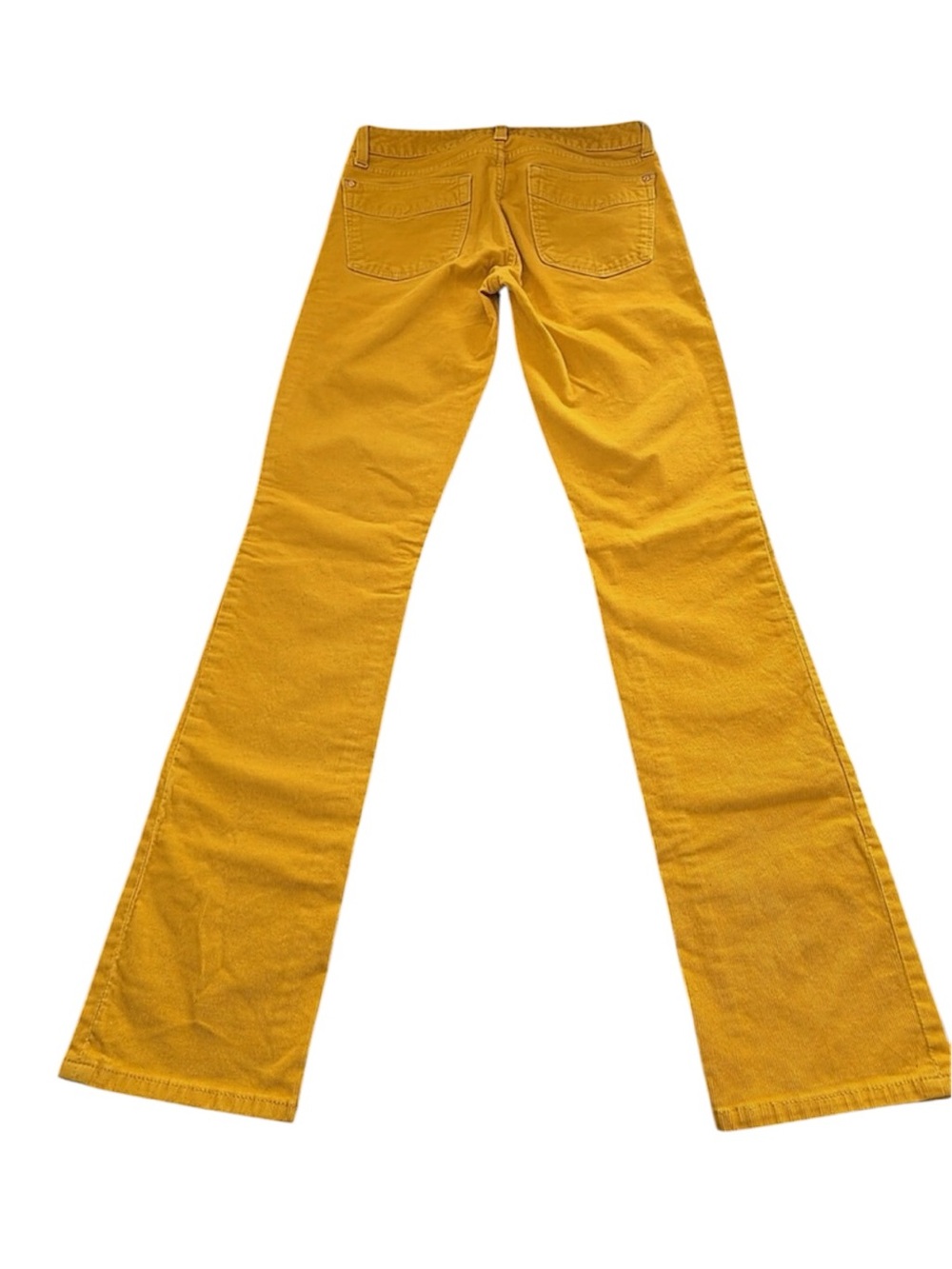GAP 1969 Mustard Yellow Corduroy Straight Leg Pants - Picture 3 of 4